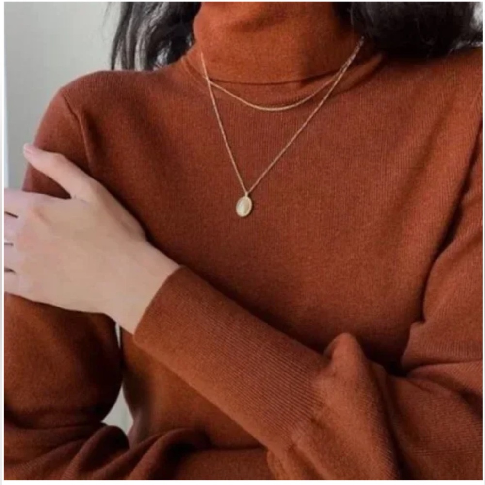 Wilfred Rebecca Turtle Neck in Orange